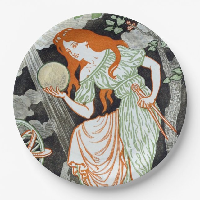 Plato De Papel Científica (Mujeres en Ciencia y Tecnología) (STEM (Anverso)