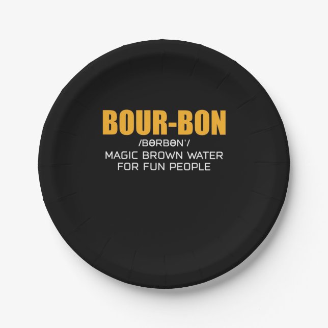 Plato De Papel Cigar Lover | Bourbon Magic Brown (Anverso)