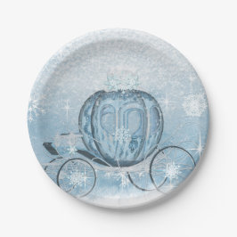 Plato De Papel Cinderella Fiesta Plate