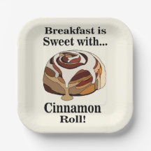 Cinnamon Roll Sweet Bun Breakfast Fiesta