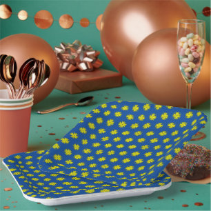 Plato De Papel Cinta amarilla del amante por Kenneth Yoncich