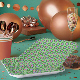 Plato De Papel Cinta de disco verde de Kenneth Yoncich