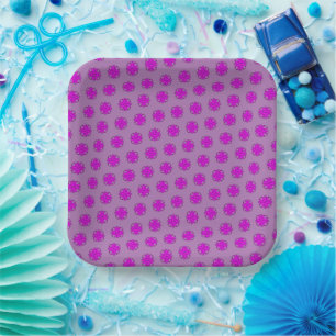 Plato De Papel Cinta violeta de Kenneth Yoncich