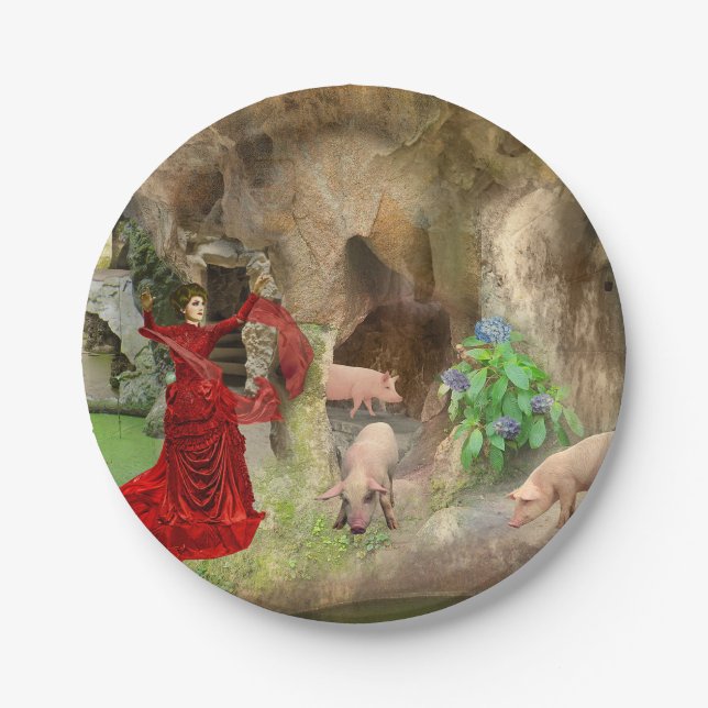Plato De Papel Circe na Quinta da Regaleira (Anverso)
