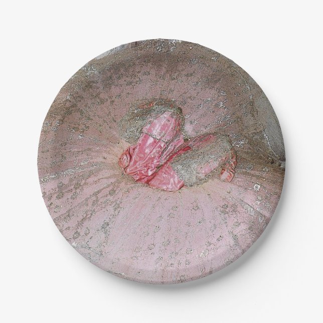 Plato De Papel Ciruelo del azúcar (Anverso)