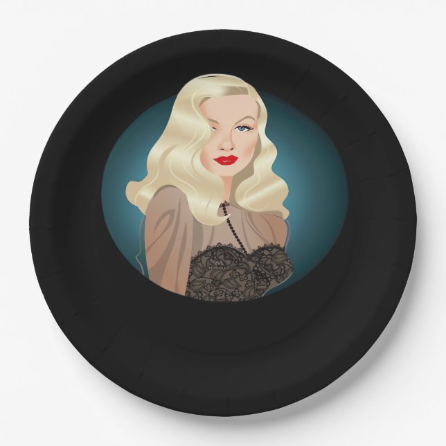 Plato De Papel Cita de Peekaboo Spooky (Anverso)