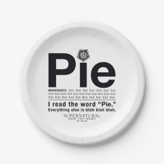 Plato De Papel Cita supernatural