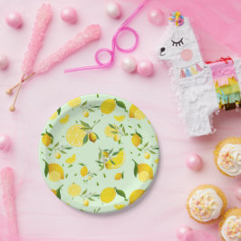 Plato De Papel Cítricos TROPICAL SUMMER FRUIT Naranja limones Sli