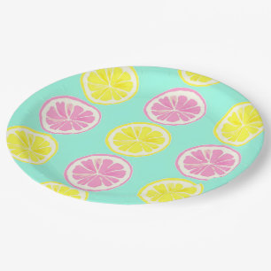 Plato De Papel Citrus Symphony