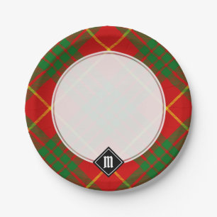 Plato De Papel Clan Cameron Tartan