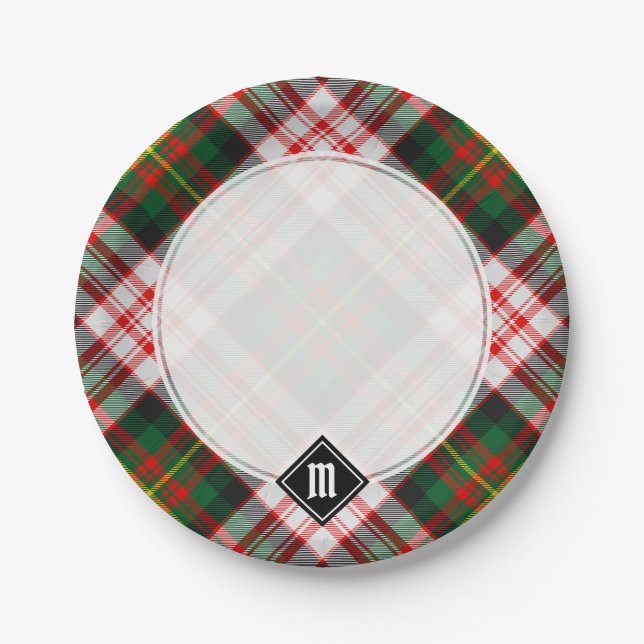 Plato De Papel Clan Carnegie Dress Tartan (Anverso)