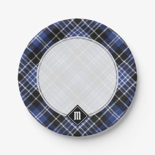 Plato De Papel Clan Clark Tartan