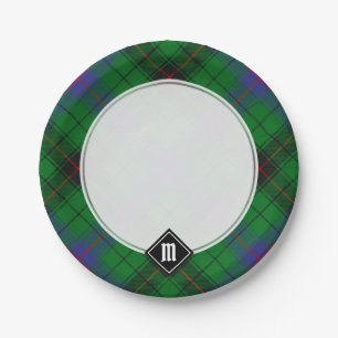 Plato De Papel Clan Davidson Tartan