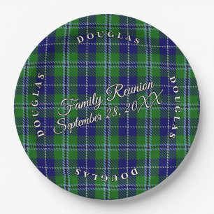 Plato De Papel Clan de Escocia Clan Douglas Tartan