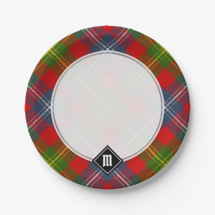 Plato De Papel Clan Forrester Tartan