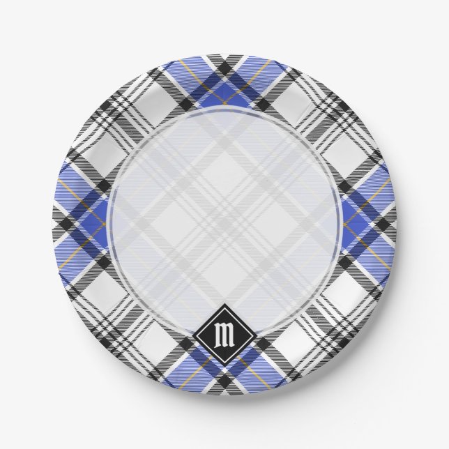 Plato De Papel Clan Hannay Tartan (Anverso)