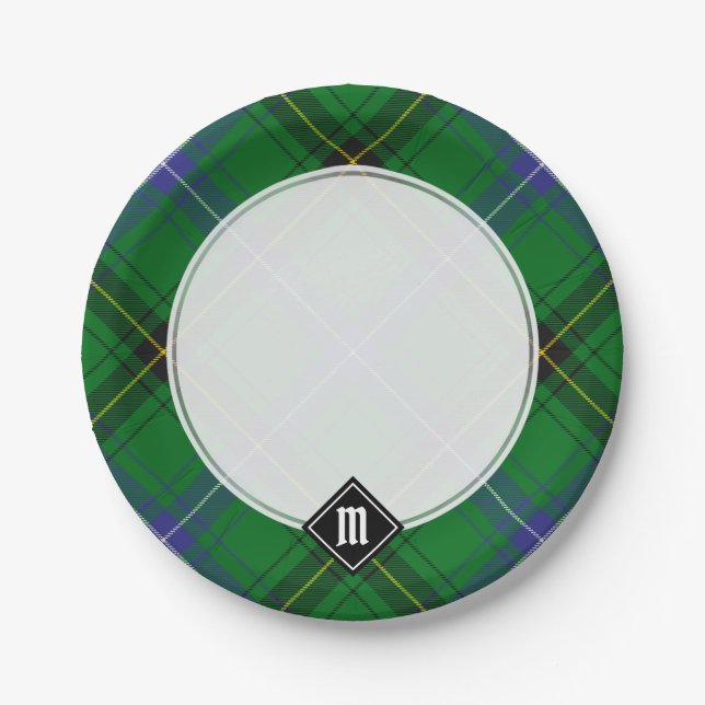 Plato De Papel Clan Henderson Tartan (Anverso)