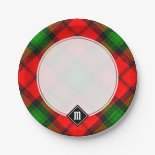 Plato De Papel Clan Kerr Tartan