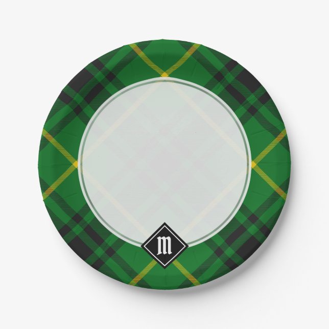Plato De Papel Clan MacArthur Tartan (Anverso)