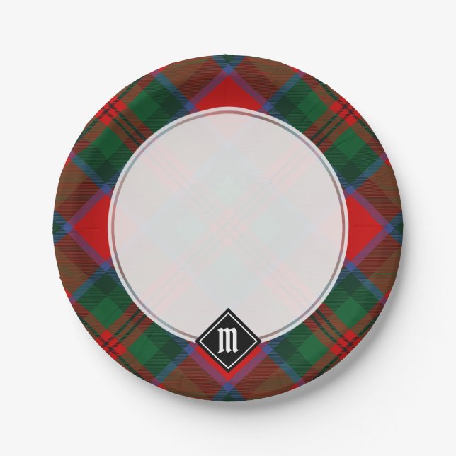 Plato De Papel Clan MacDuff Tartan (Anverso)