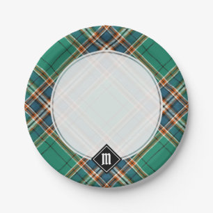 Plato De Papel Clan MacFarlane Ancient Hunting Tartán