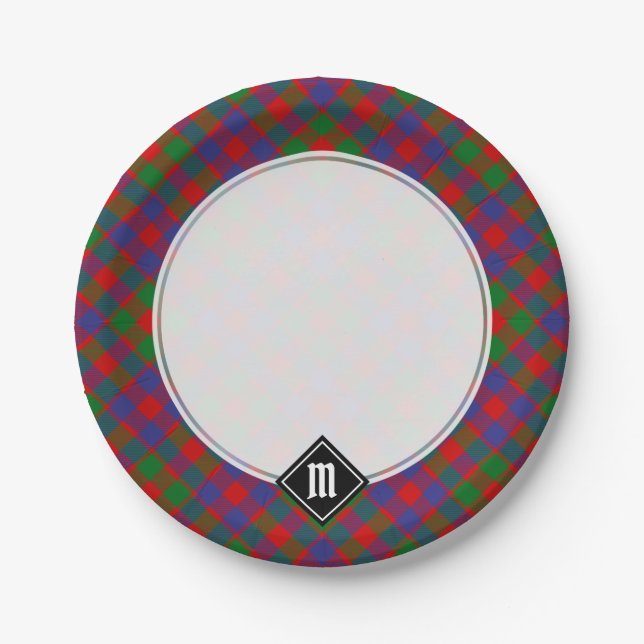 Plato De Papel Clan MacGowan Tartan (Anverso)