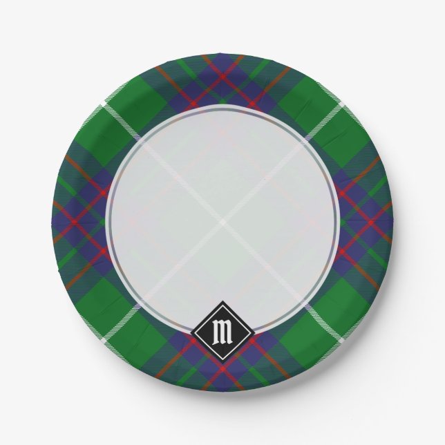 Plato De Papel Clan MacIntyre Hunting Tartán Plates de papel (Anverso)