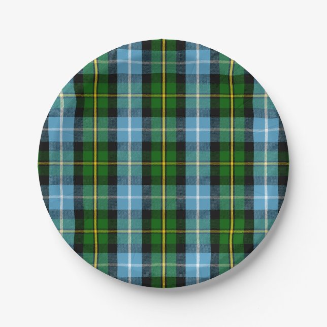 Plato De Papel Clan MacNeil Tartan (Anverso)