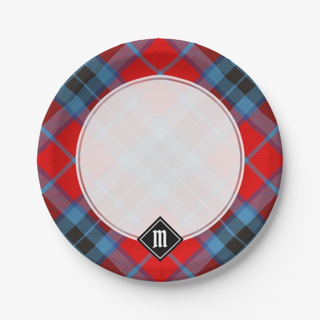 Plato De Papel Clan MacTavish Tartan (Anverso)