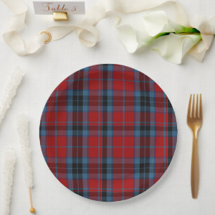 Plato De Papel Clan MacTavish Tartan Plaid