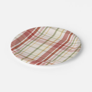 Plato De Papel Clan Stewart Tartan