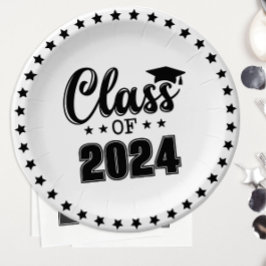 Plato De Papel Clase de graduación