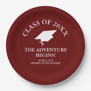 Plato De Papel Clase de graduación de 2023