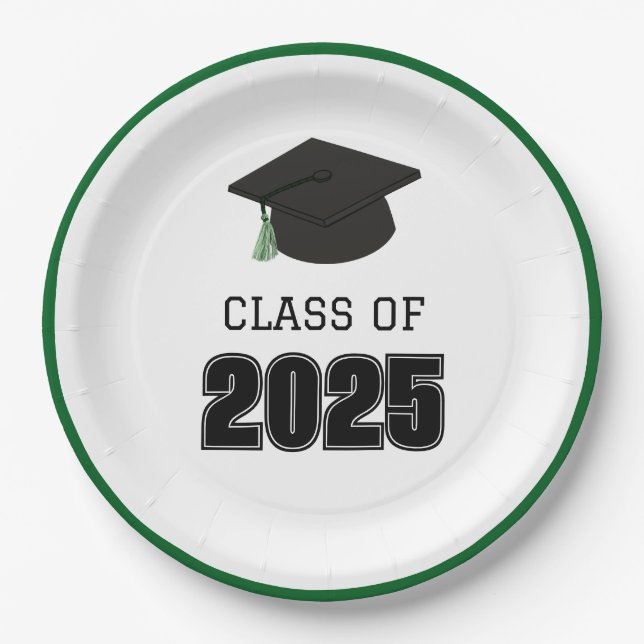 Plato De Papel Clase de Green 2025 (Anverso)