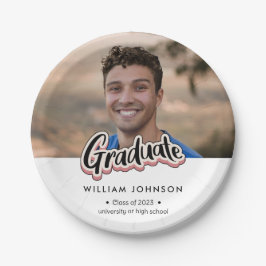Plato De Papel Clase de Invitación de graduación de 2023