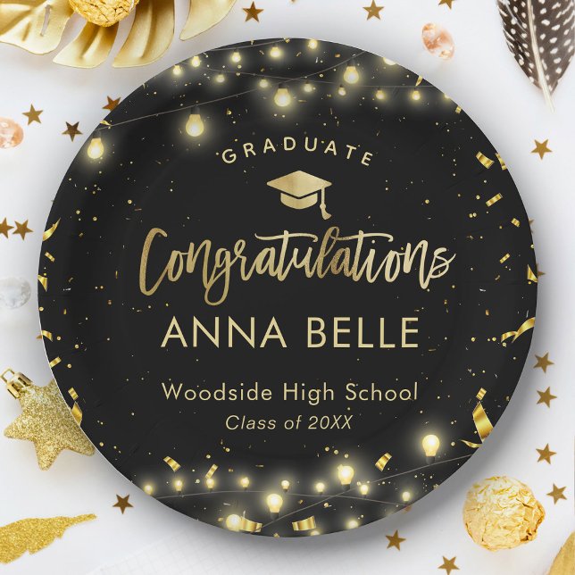 Plato De Papel Clase Personalizado de graduación personalizada de (Subido por el creador)