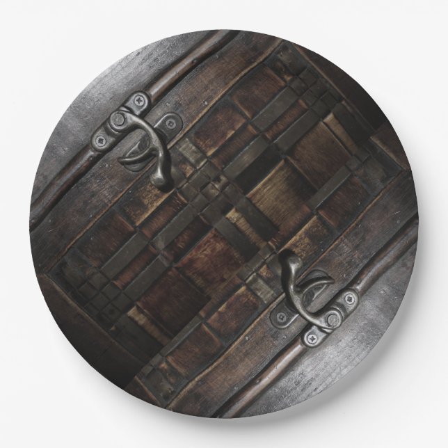 Plato De Papel Clases de madera (Anverso)