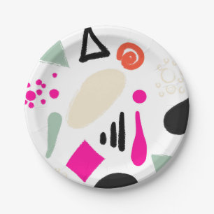 Plato De Papel Clases modernas abstractas y sin inconvenientes, p