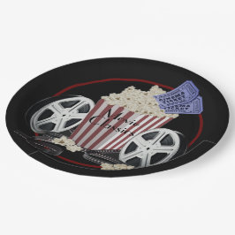 Plato De Papel Clásicos de cine