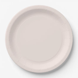 Plato De Papel Classic One Color Celebration Plate