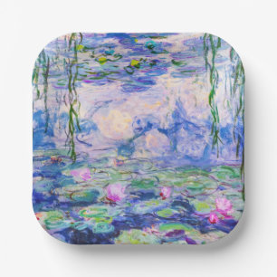 Plato De Papel Claude Monet - Lilies de agua / Nympheas 1919