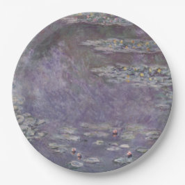 Plato De Papel Claude Monet - Nenúfares Papel