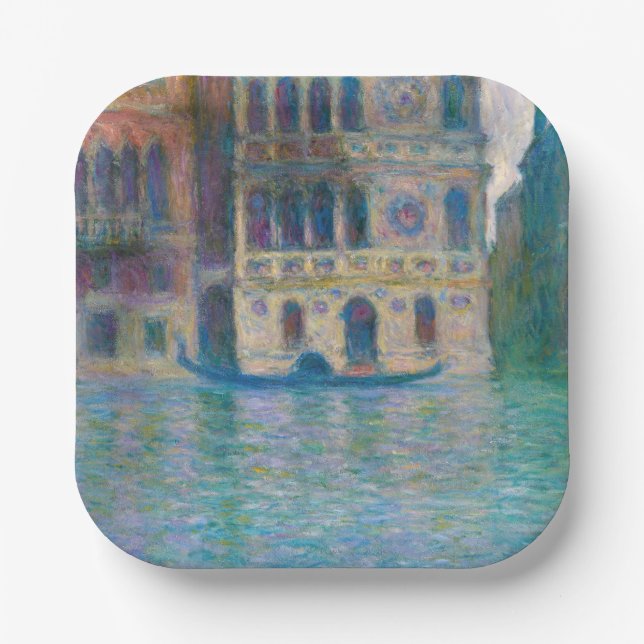 Plato De Papel Claude Monet - Palazzo Dario (Anverso)
