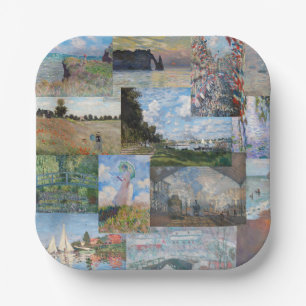 Plato De Papel Claude Monet - Patchwork