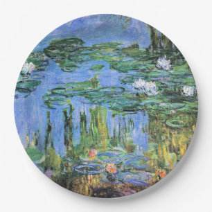 Plato De Papel Claude Monet - Water Lilies, 1914-1915
