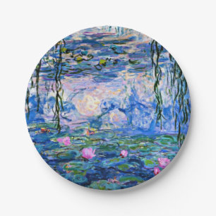Plato De Papel Claude Monet - Water Lilies, 1919,
