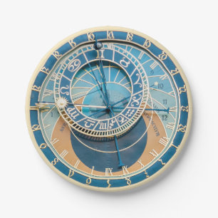 Plato De Papel Clausura del Reloj Astronómico de Praga, República