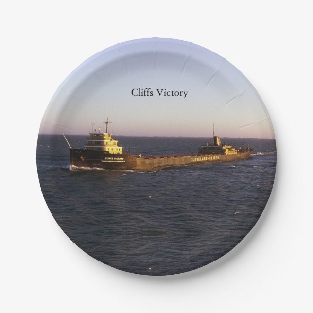Plato De Papel Cliffs Placa de papel Victory (Anverso)