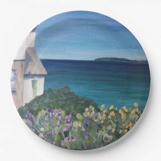 Plato De Papel Clovelly Devon (Anverso)