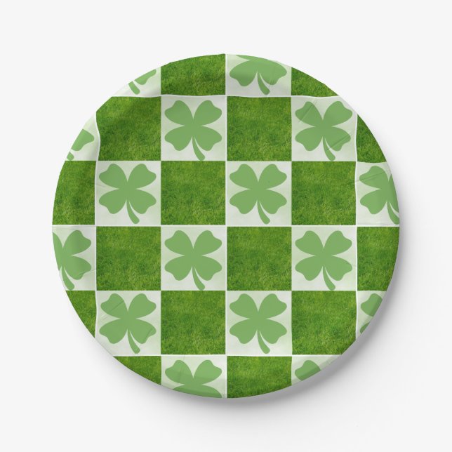 Plato De Papel Clover (Anverso)